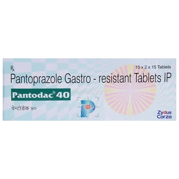 pantodac 40mg tablet 15's